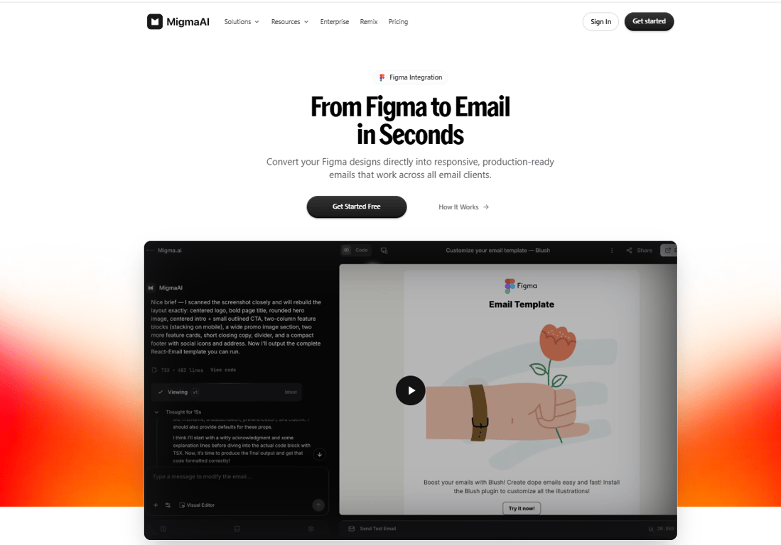 Figma To Email in seconds