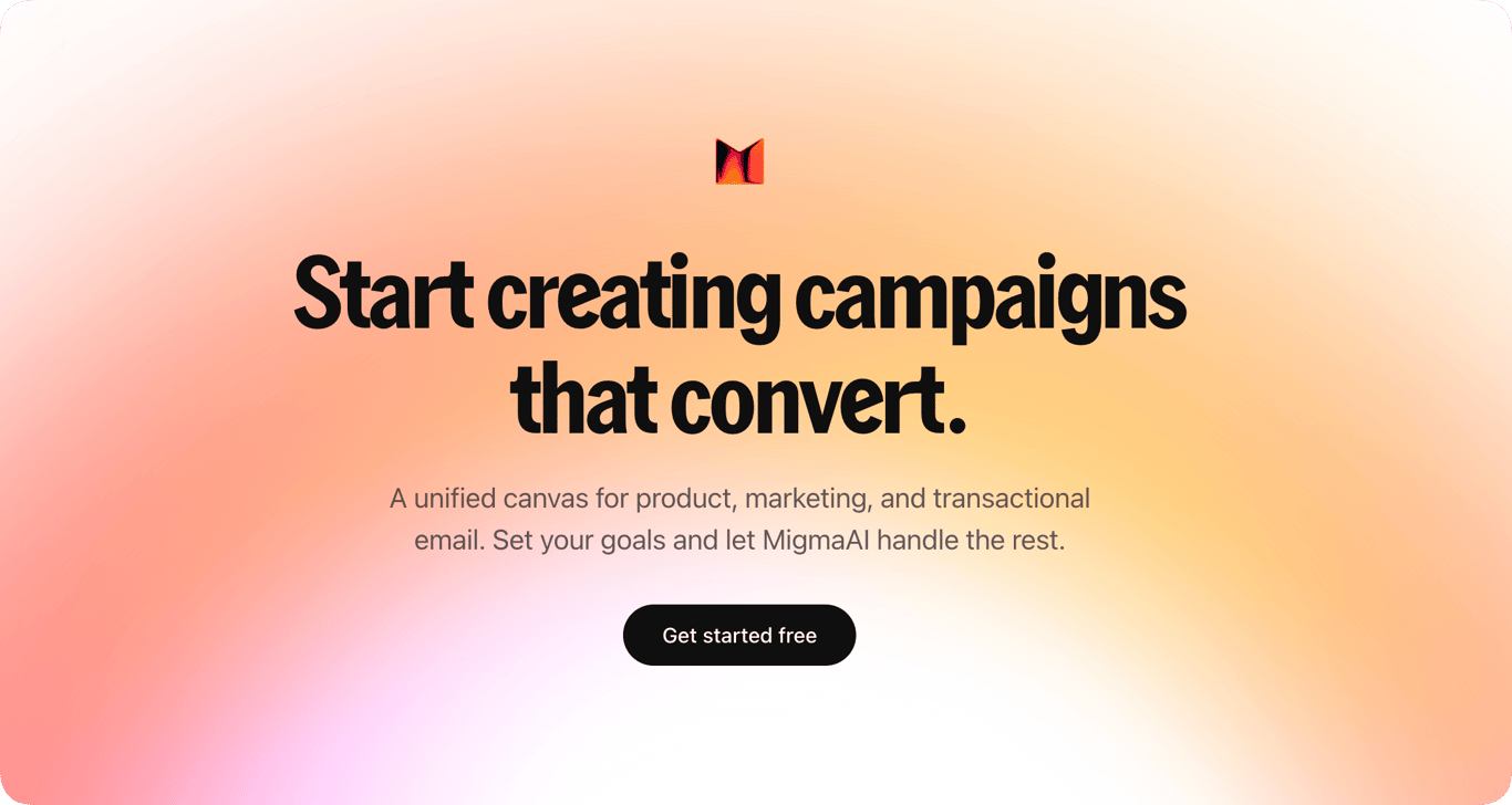Start creating campaigns that convert.