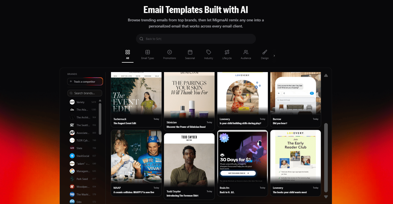 Email Templates built with AI
