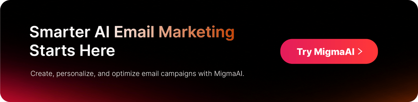 Smarter email marketing starts here CTA