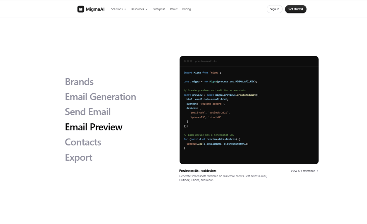 Email Preview
