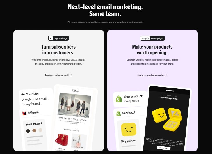 Create Good Mail with Migma