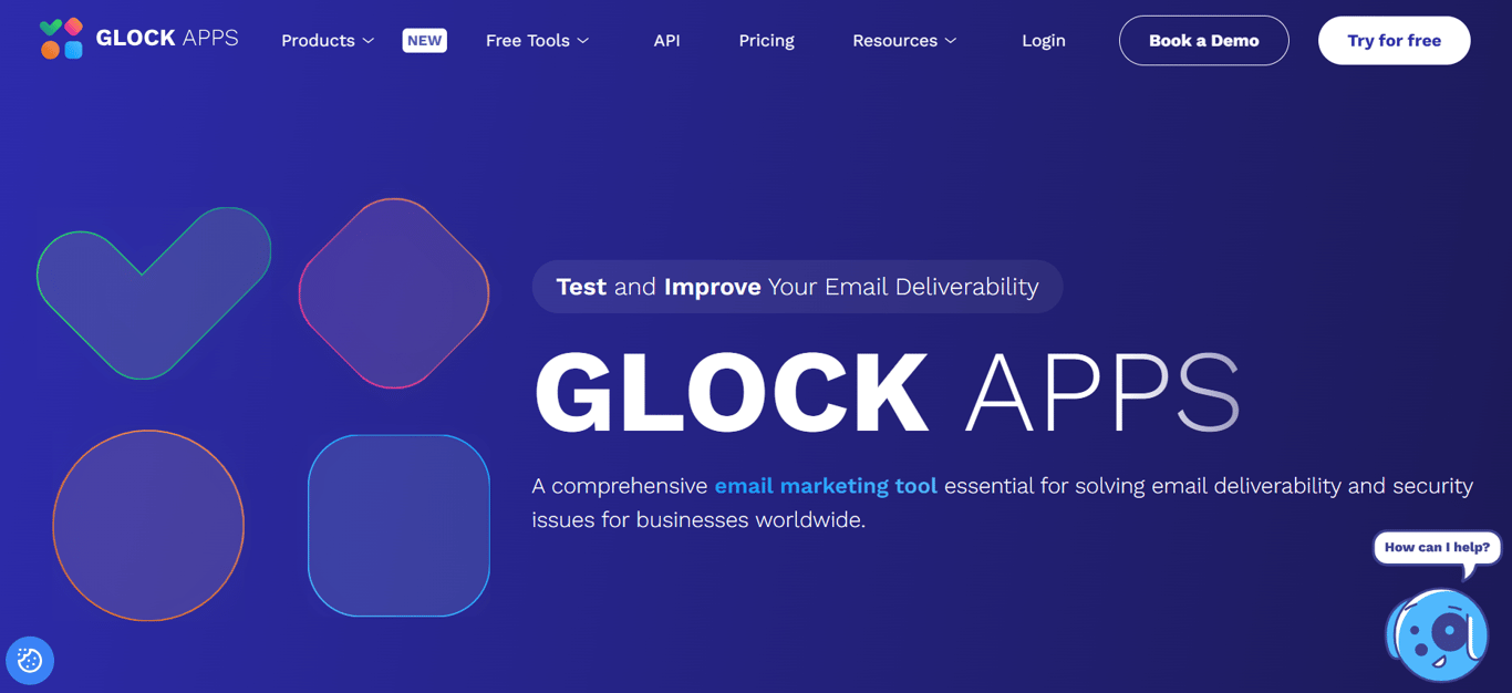 Homepage of Glock APPS