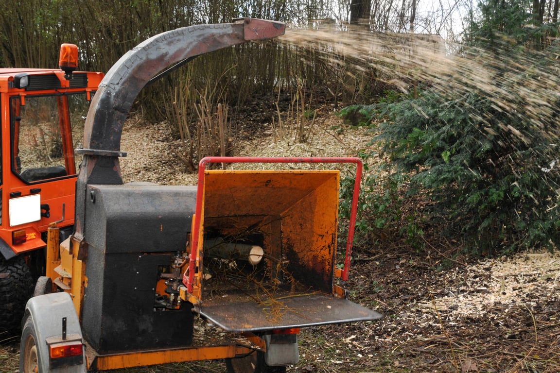 Green waste processing machines