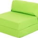 Fold Out Z Bed Chair lime cover