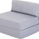 Fold Out Z-Bed Chair Silver Cover