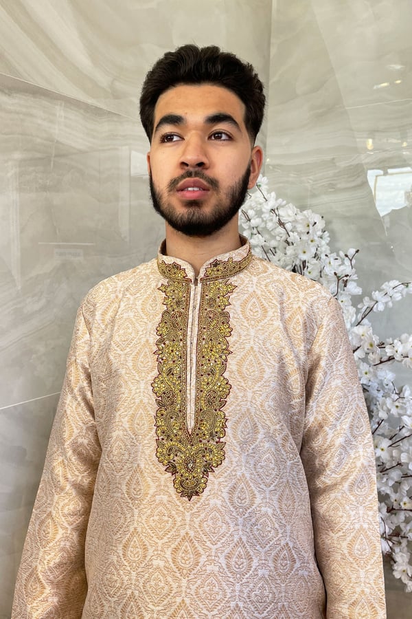 Men's 2 piece banarsi suit - Image 5