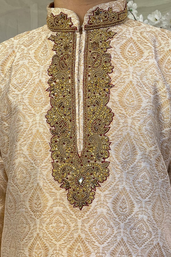 Men's 2 piece banarsi suit - Image 6