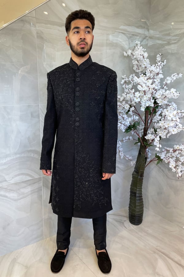 Men's luxury embroidered sherwani suit