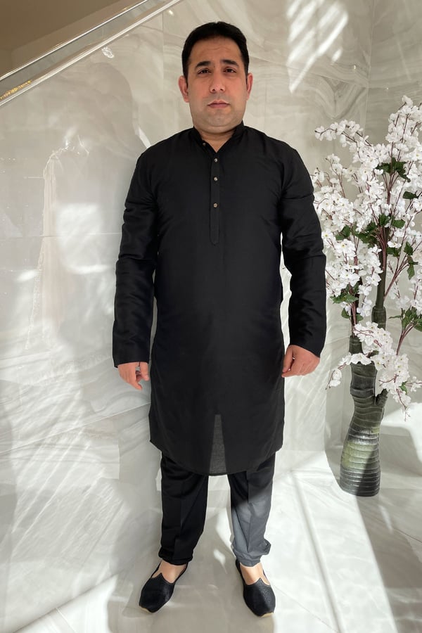 Men's suit with a luxury embroidered waistcoat - Image 3