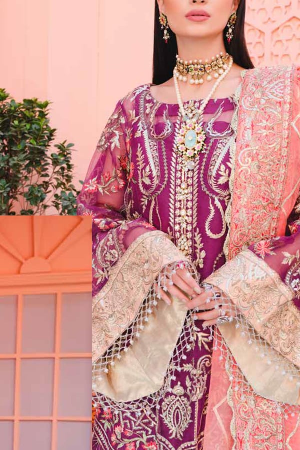 Mashq 3 piece premium embroidered collection - Image 3