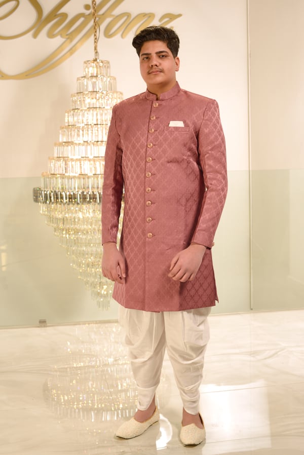Luxury brocade men's wear sherwani