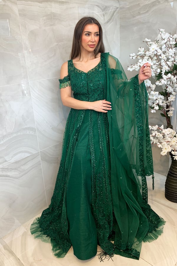 Shiffonz luxury embroidered gown