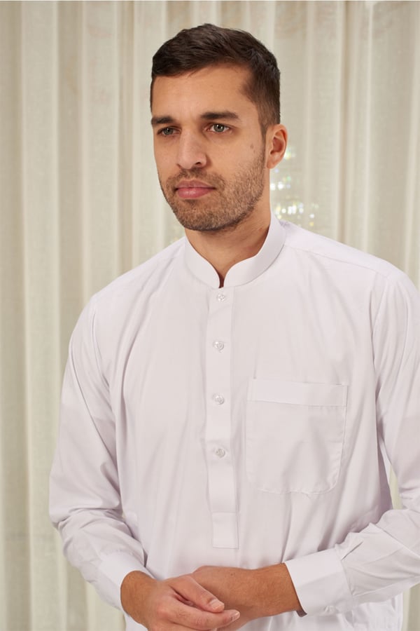 Men's plain shalwar kameez - Image 7