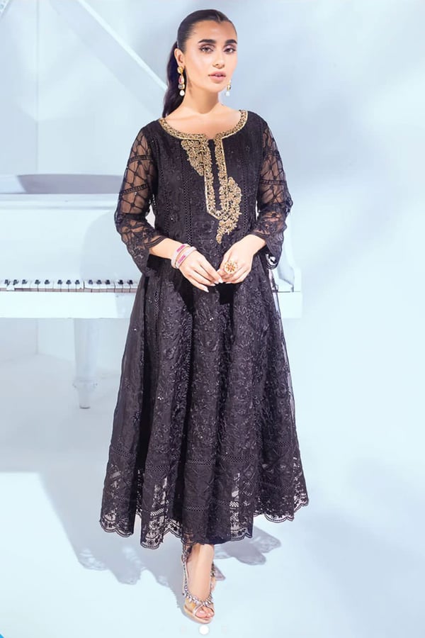 Azure embroidered peplum dream fairy suit