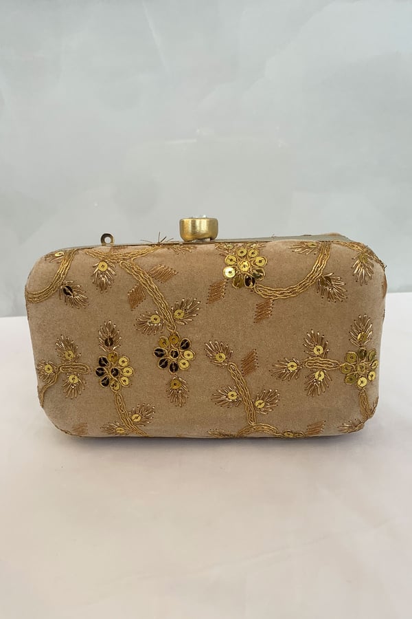 Luxury sequence embroidered clutch - BEGGLD, FREE SIZE
