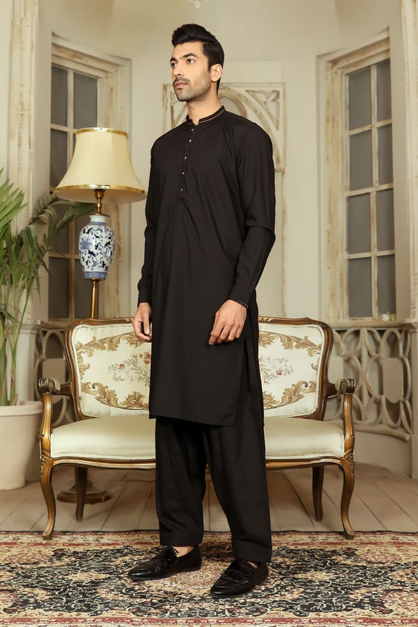 Avi luxury men's shalwar kameez - Image 4