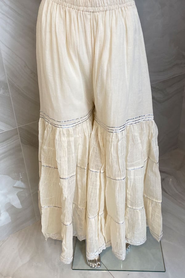 Casual embellished gharara - OWHTSL, FREE SIZE