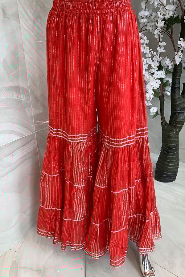 Casual embellished gharara