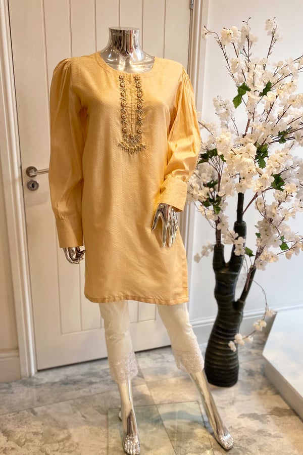Handwork embroidered kurti