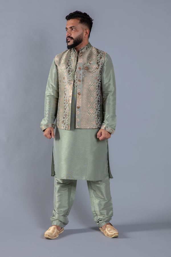 3 Piece men's waistcoat suit - Image 2
