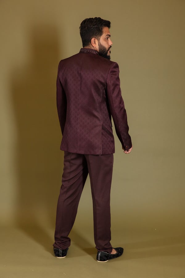 Men's sherwani with trousers - Image 4