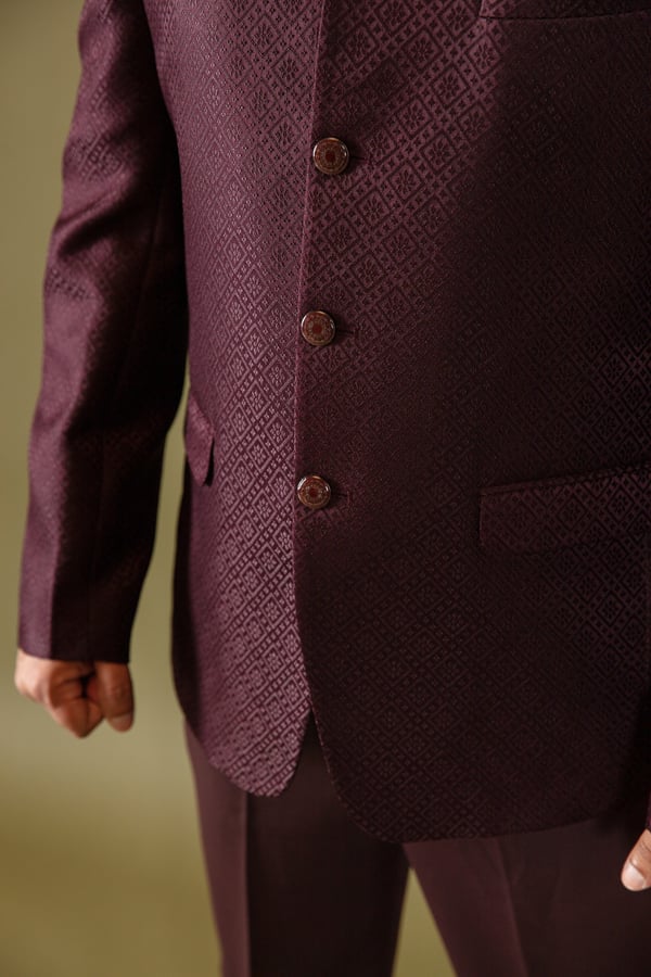 Men's sherwani with trousers - Image 6