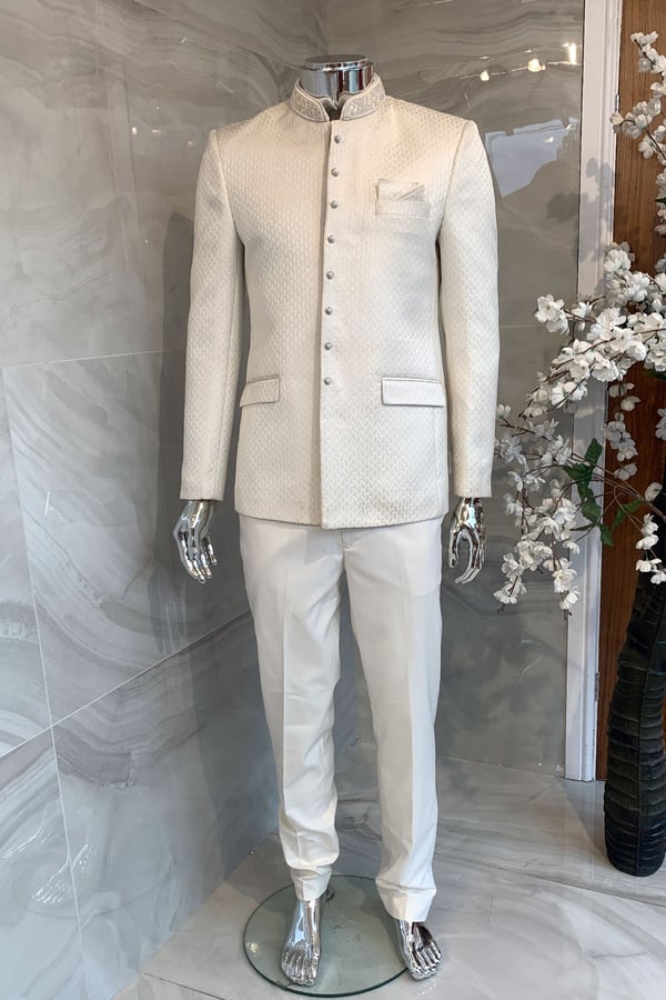 Men's sherwani with trouser - Image 3