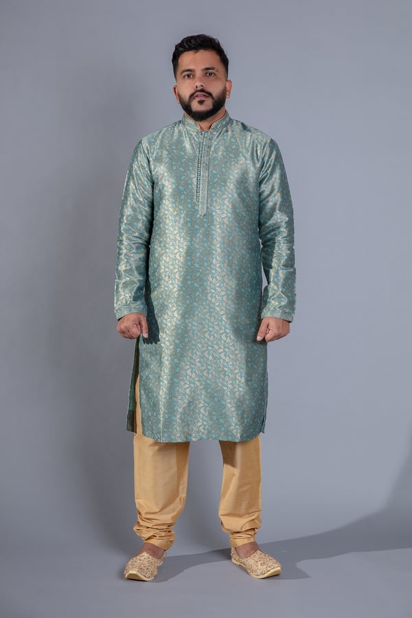 Banarsi men's kurta pyjama - Image 2