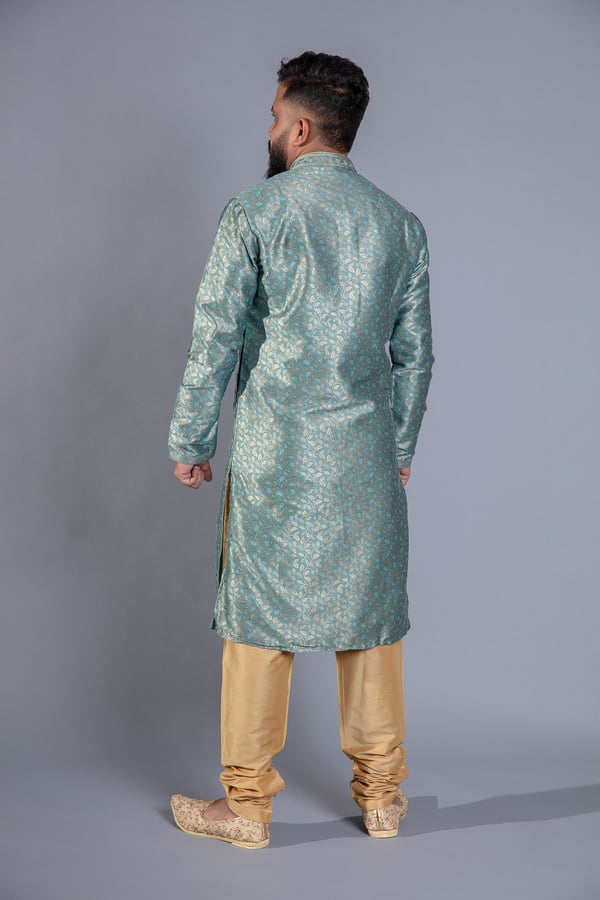 Banarsi men's kurta pyjama - Image 5