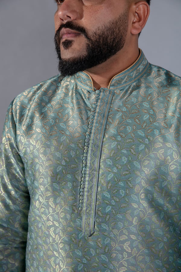 Banarsi men's kurta pyjama - Image 7