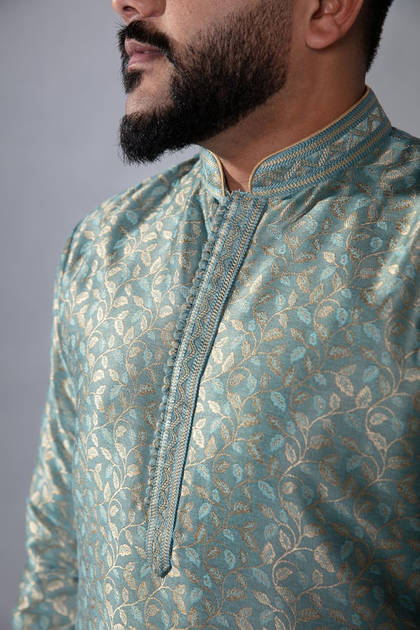 Banarsi men's kurta pyjama - Image 8