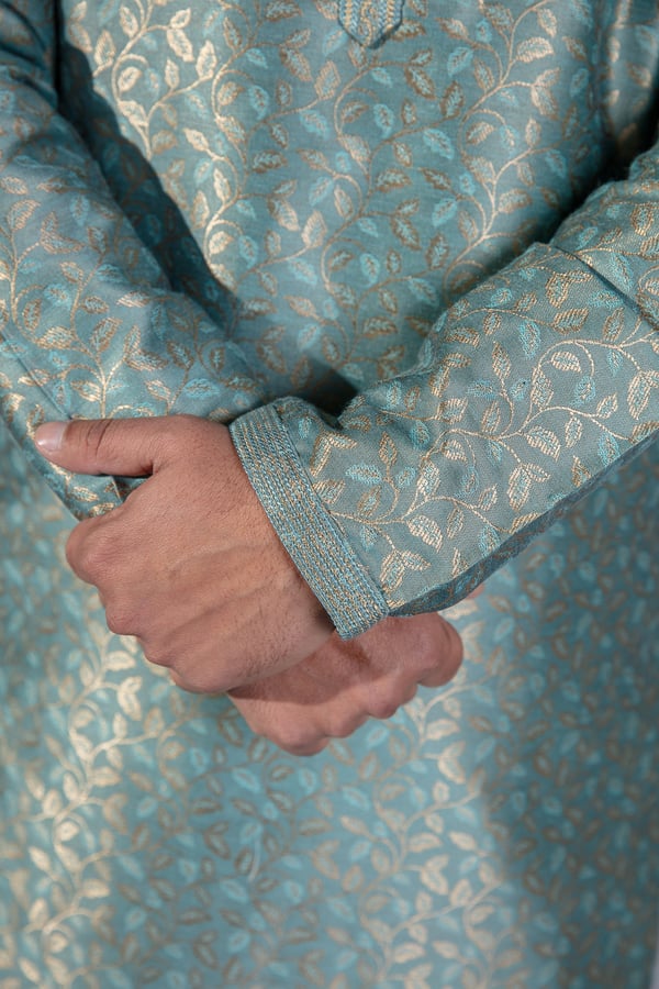 Banarsi men's kurta pyjama - Image 9
