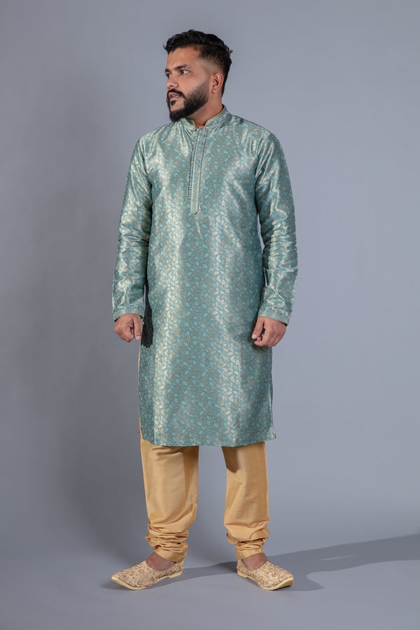 Banarsi men's kurta pyjama - Image 4