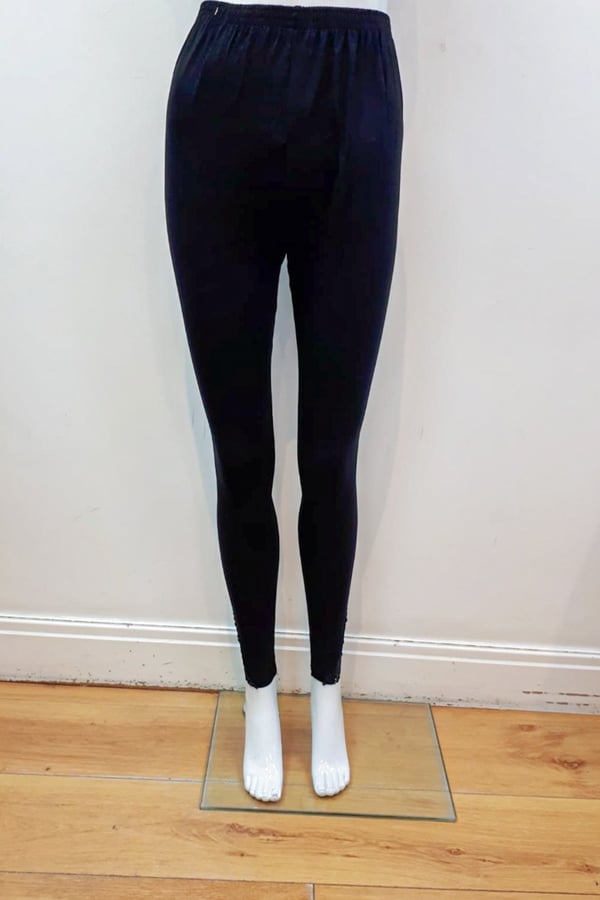Lace embellished leggings - Image 2