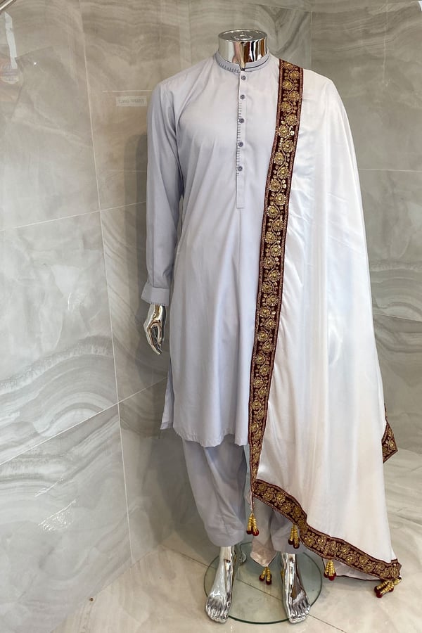 Men's casual silk shawl
