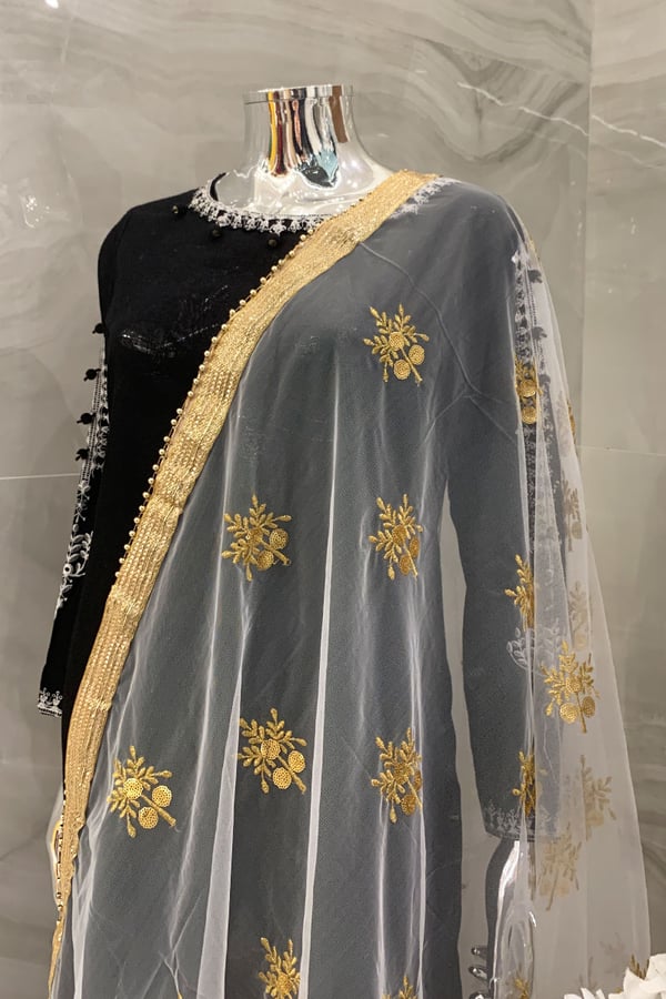 Casual embellished dupatta - Image 2