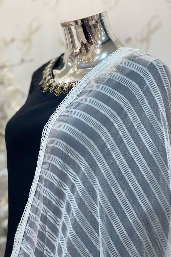 Casual stripped dupatta - Image 2