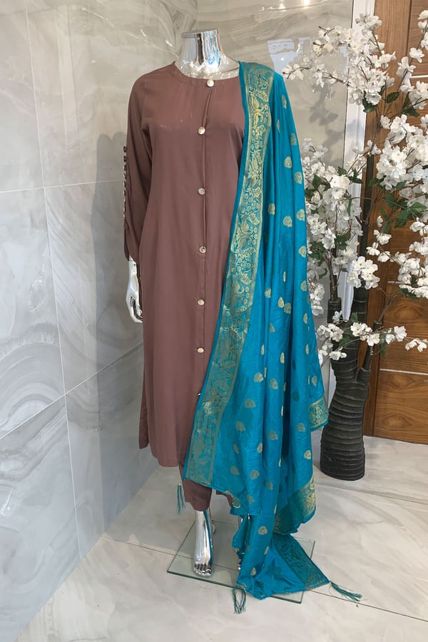 Shiffonz casual printed banarsi dupatta - Image 9