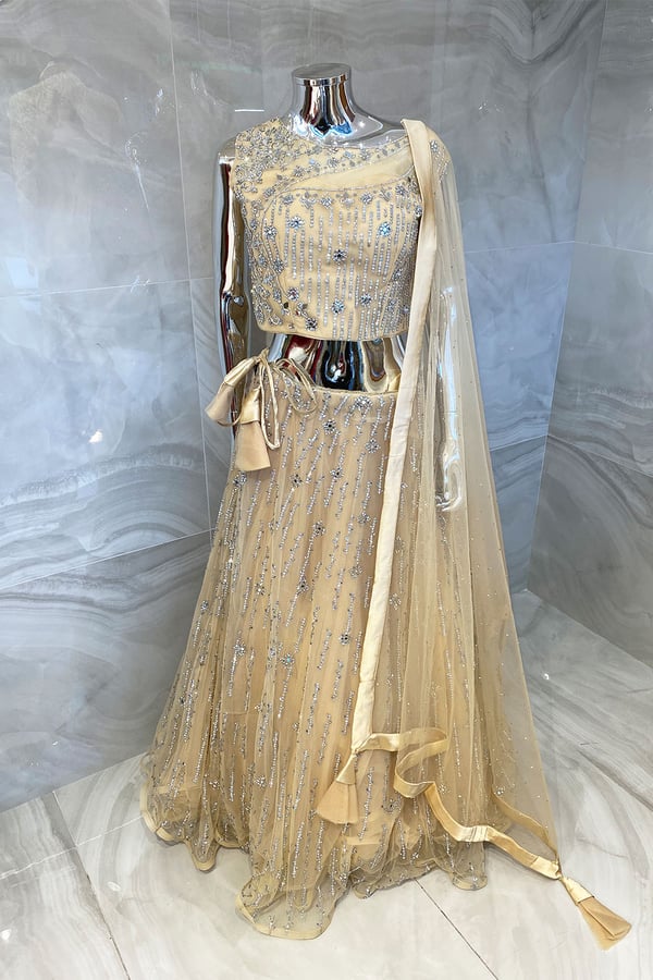 3 Piece luxury embroidered lengha choli
