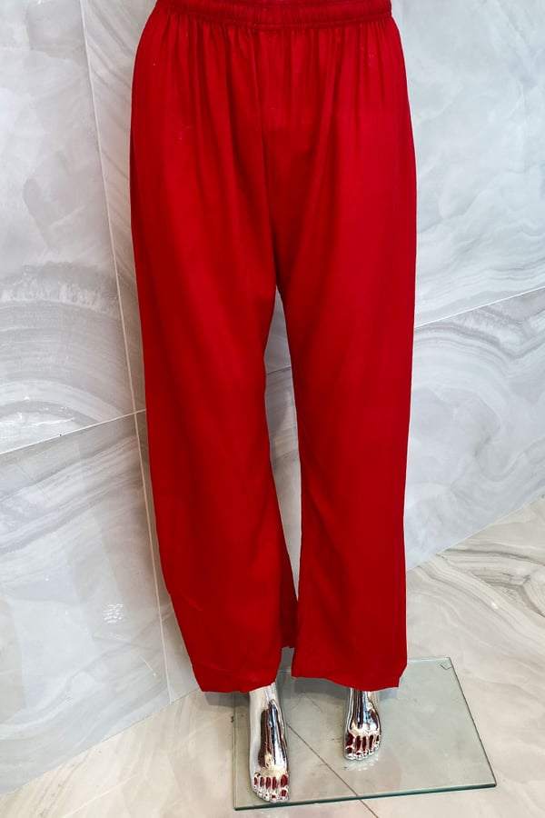 Plain casual trousers - Image 3