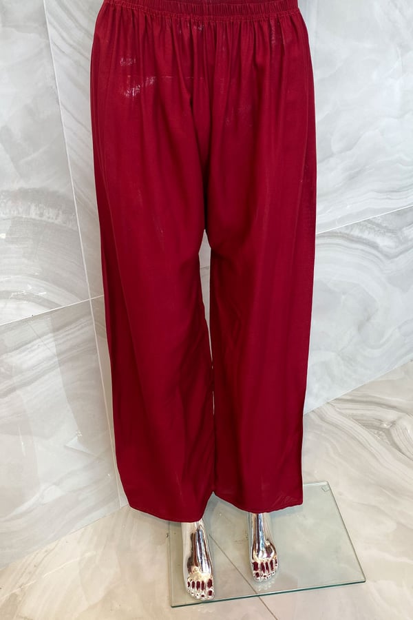 Casual straight leg linen trousers - Image 3
