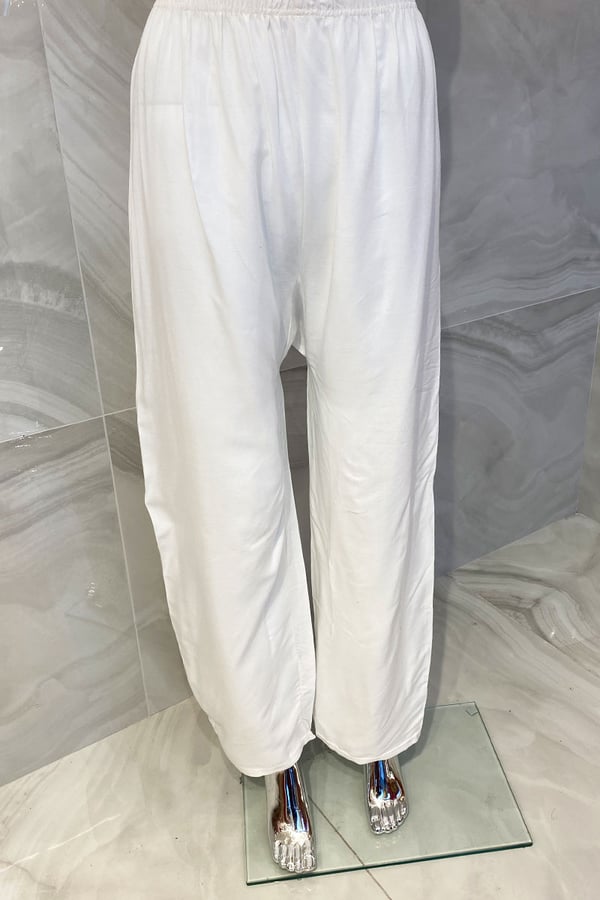 Casual straight leg linen trousers - Image 7