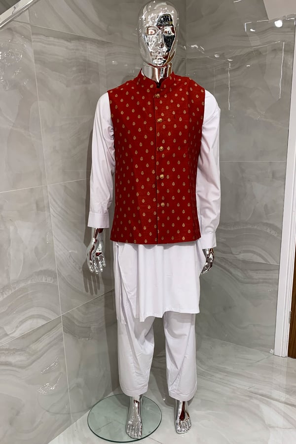 Men's brocade waistcoat