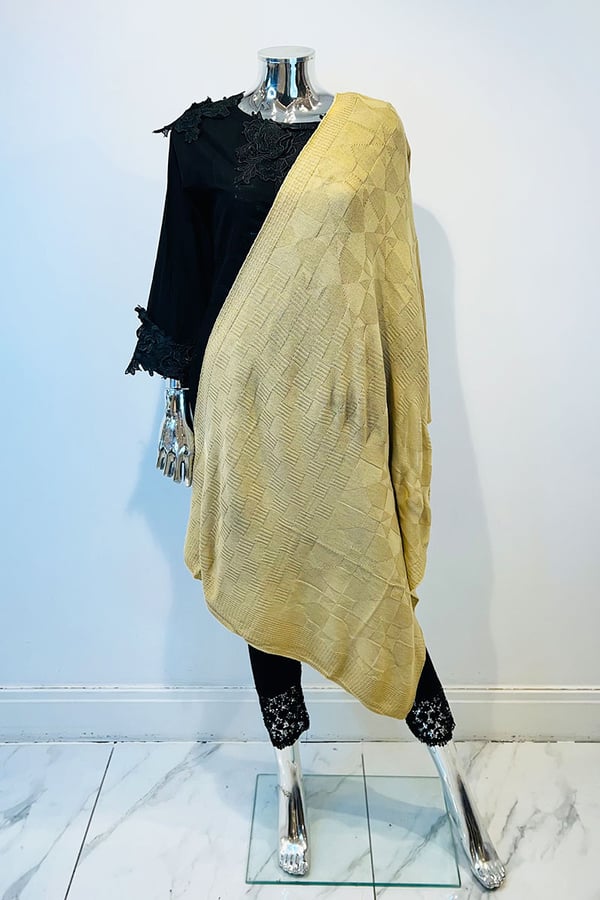 Casual wool shawl - Image 3