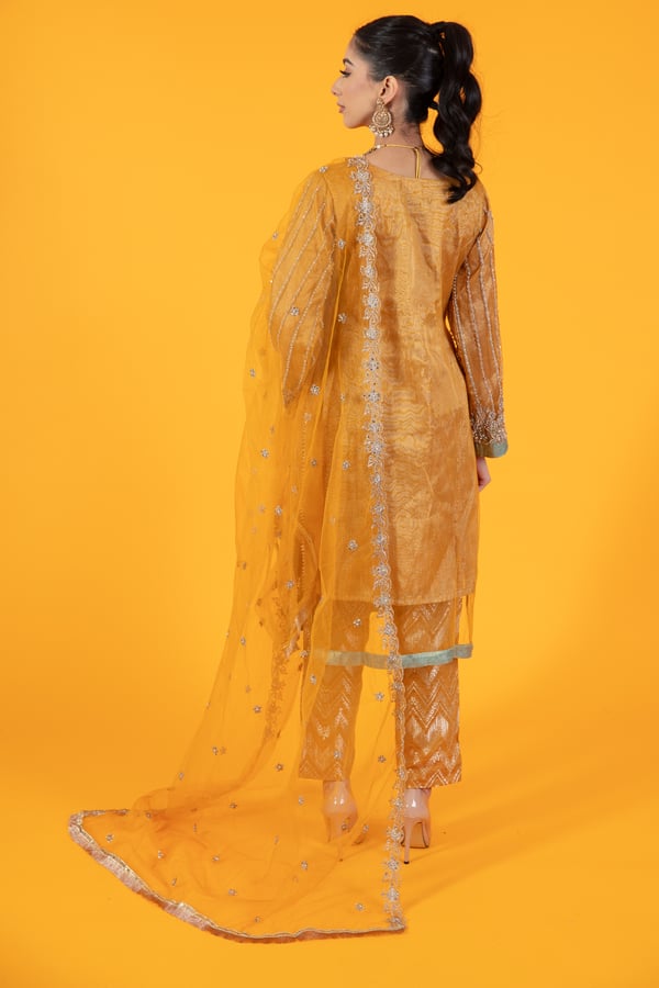 Luxury embroidered 3 piece suit - Image 2