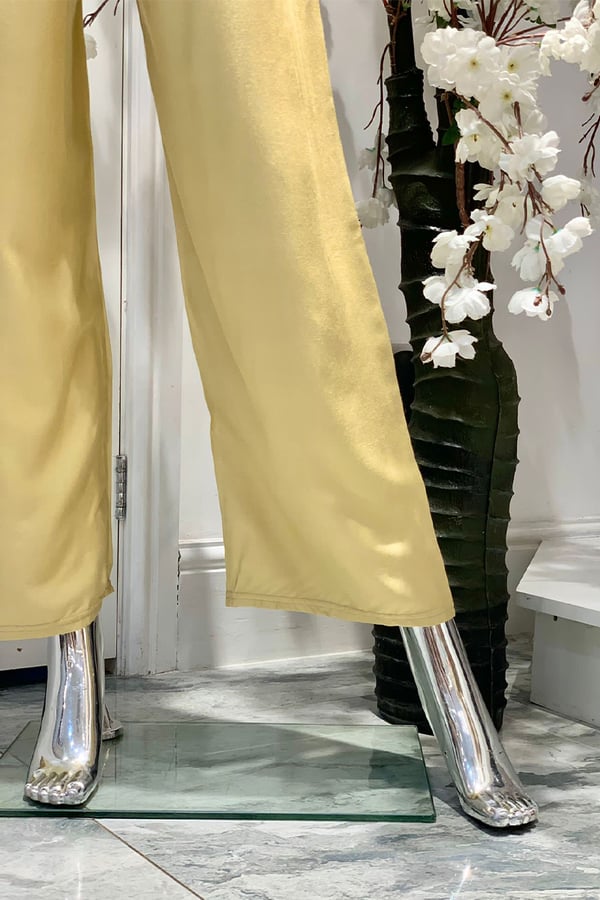Plain casual straight trouser - Image 3