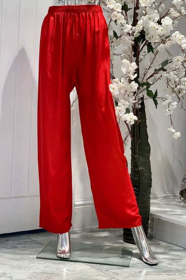 Plain casual straight trouser - Image 6