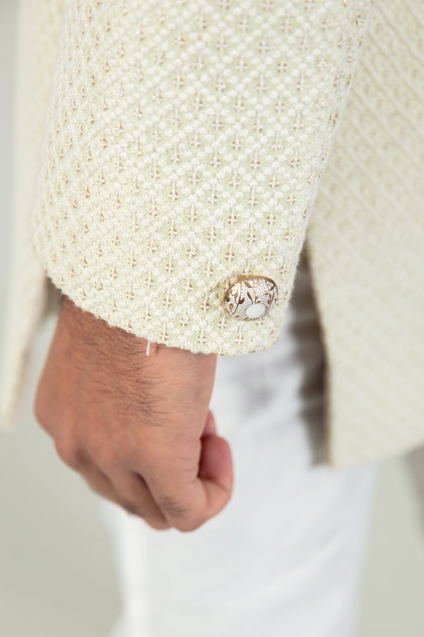 Men's embroidered sherwani - Image 11