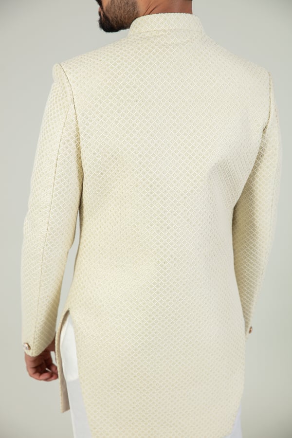 Men's embroidered sherwani - Image 6
